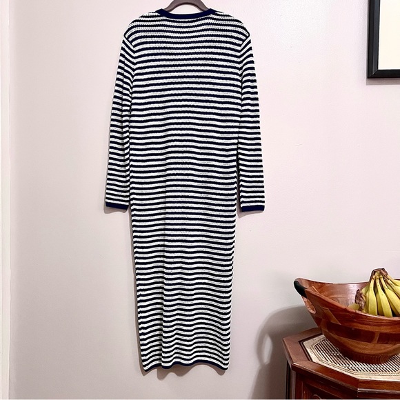 NWT Zara Midi Knitted Striped Cardigan - Picture 13 of 15